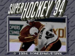 Super Hockey '94 title screen