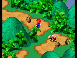 Wandering around. Visible enemies