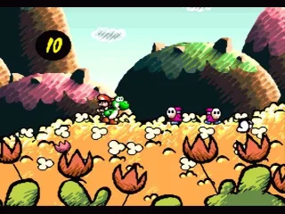 Nice level with flowers
