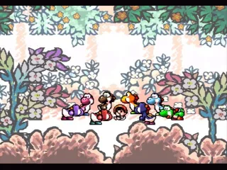 The Yoshis consult each other