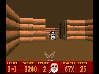 Enemy (animal) at the gate.