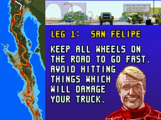 Selected a race. Ivan Stewart is still game!