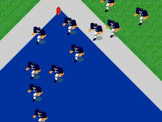 Running on to the field