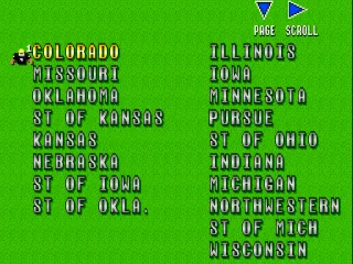 Some of the college teams in the game