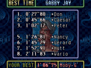 Super Punch-Out keeps track of time trials for all opponents