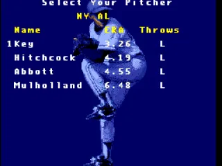 Select a pitcher