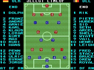 Players have fantasy names.