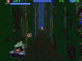 Speederbikes in the forest