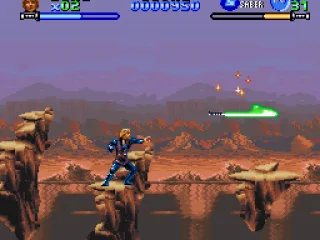 The Force powers from the previous game. Here, Luke uses the