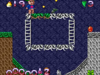 1st level - Avoid the enemies and brighten up the level.