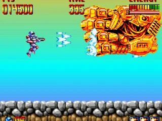 Turrican fans should be familiar with the iron fist