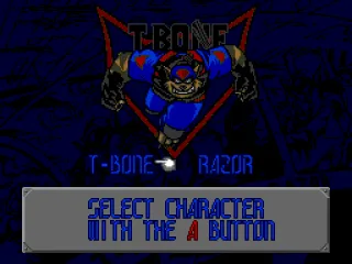 Selecting the character