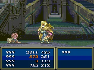 A mysterious battle in the intro