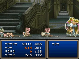 The game starts directly with this flashback battle.