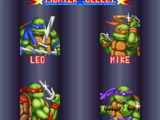 In Story Mode you can only choose between the four Turtles