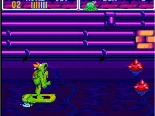 There's also a stage on the water.