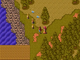 At night, at the river bank... talking to animals :)