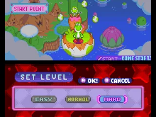 This difficulty level is SECRET! The star background color is very different of the others!