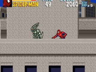 Sneaking up on a Spider-Slayer.