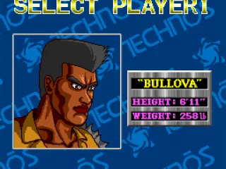 Bullova (featured here) is the strongest character, but also the slowest.