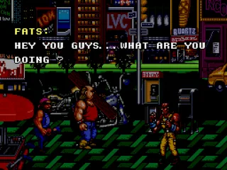 I just beat up his entire gang and he asks me what I'm doing. A wiseguy, eh?