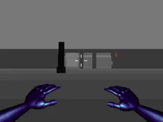 One of the Virtual Reality sequences you'll encounter in the game.