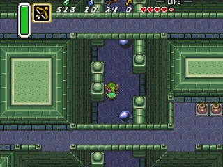 Dodging cannonballs inside the eastern dungeon