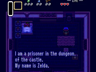 Zelda calls for help