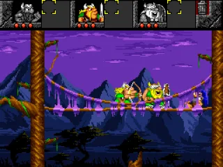 On a bridge, fighting a slug