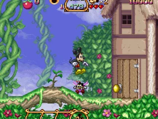 The first level, jumping on a bee.