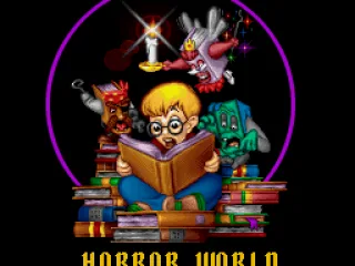 Horror world intro screen.
