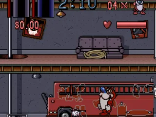 Stimpy's mission in the Fire Dept begins