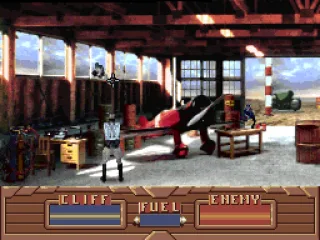 Shootout at the hangar