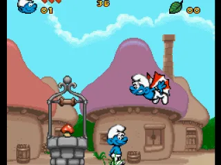 Avoid the flying Smurf