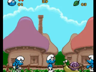 Smurf's ploughing the fields