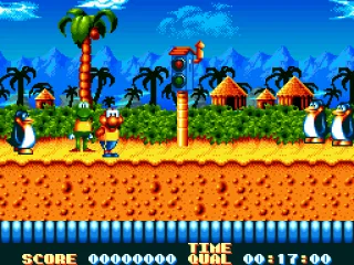 Starting the 100 meter splash