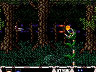 Hitting an enemy with bullets