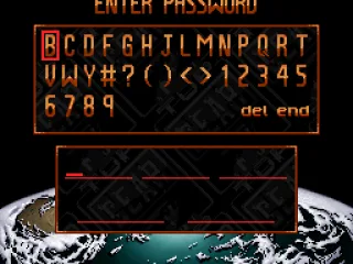 The password system. Insert the correct sequence and go race!