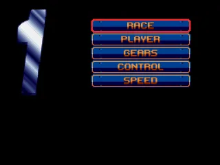 This mode select screen adjust your preferences to the race.