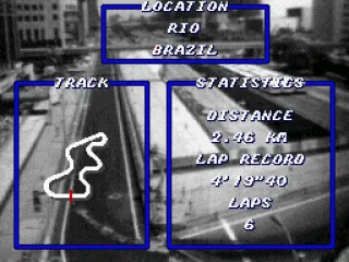 Before the race, a brief information about the circuit is showed.