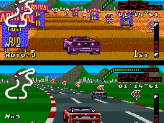 Competing in Rio De Janeiro, Brazil (notice some plates in the track mentioning about the carnival).