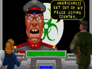 He doesn't look happy.