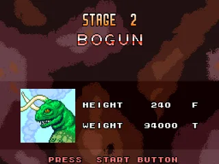 The stage 2 opponent is Bogun