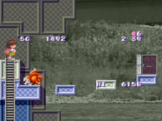 How to get to the door without the floors falling.