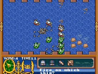 Turn-based sea battles