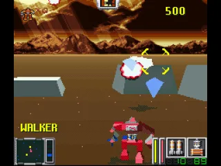 Changing to Walker mode.