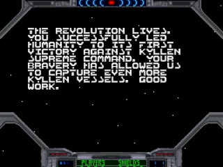 I successfully finished the first mission.