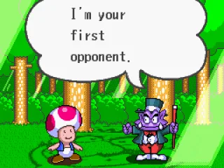 The first opponent on the easy difficulty level.