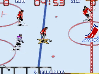 Skating with the puck.