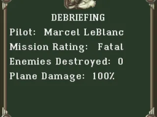 A debriefing of a failed mission